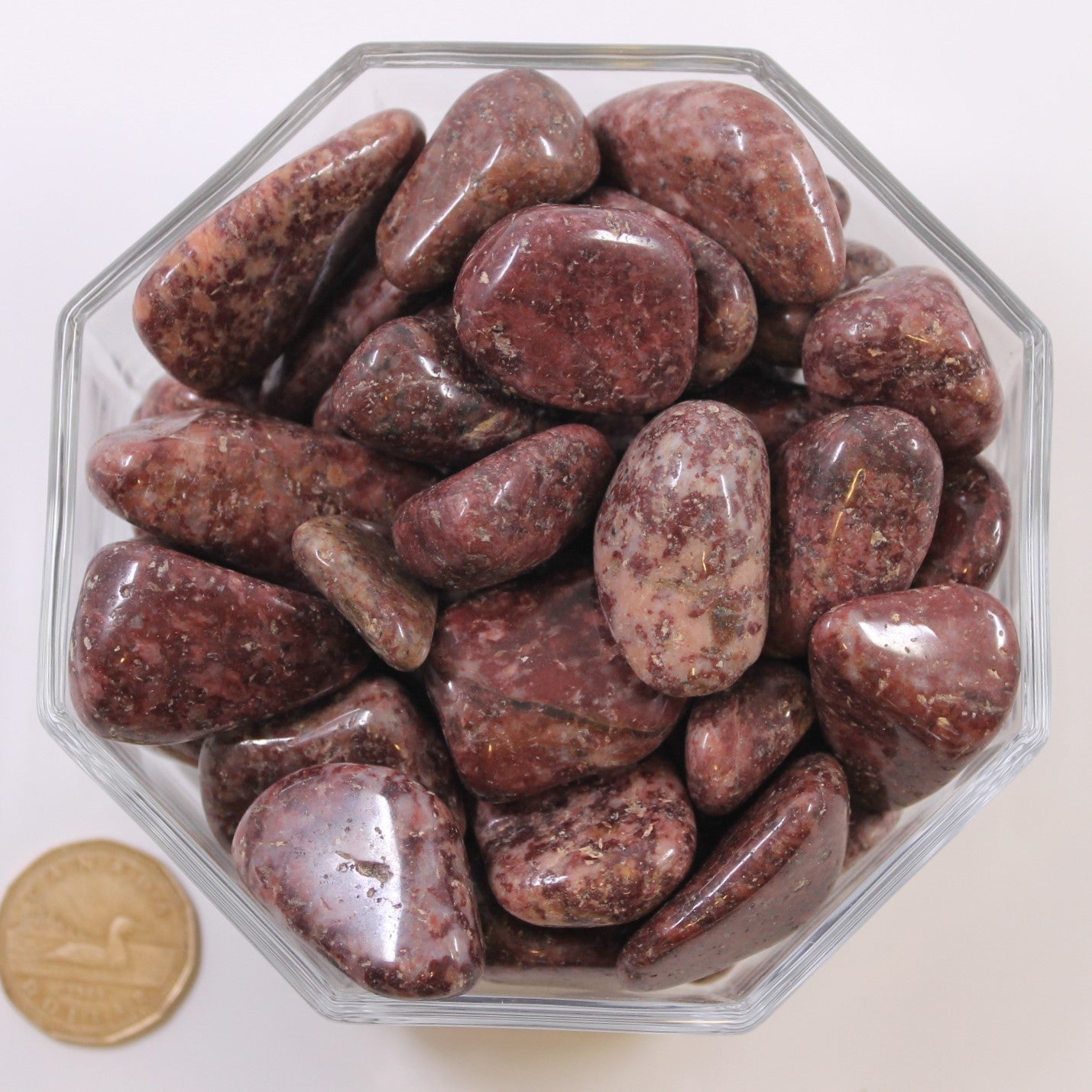 Jasper Wine Large - Tumbled