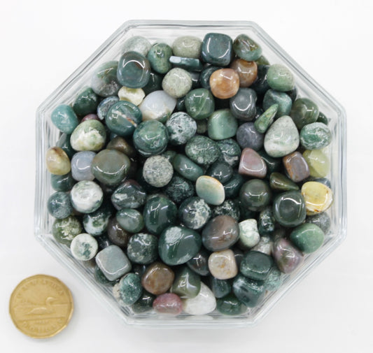 Agate Moss Small - Tumbled