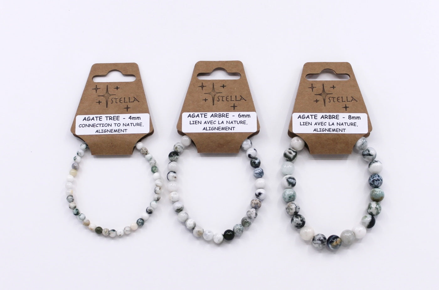 Agate Tree - Stone Bracelets