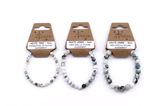 Agate Tree - Stone Bracelets