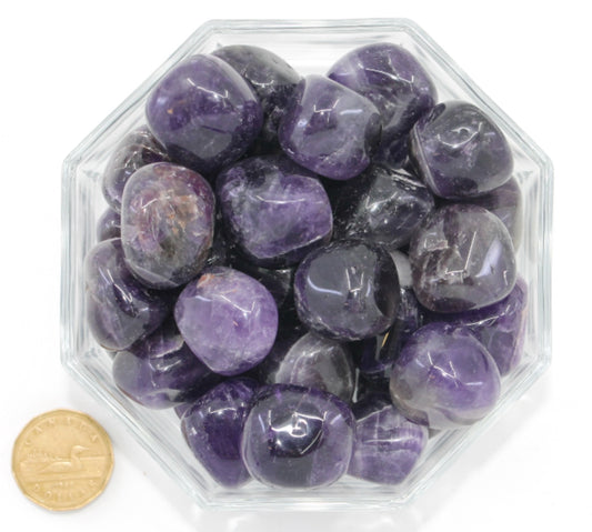 Amethyst Dark Jumbo Extra - Tumbled