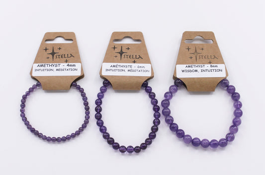Amethyst - Stone Bracelets