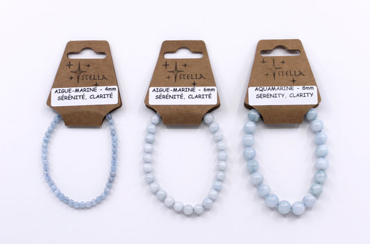 Aquamarine - Stone Bracelets