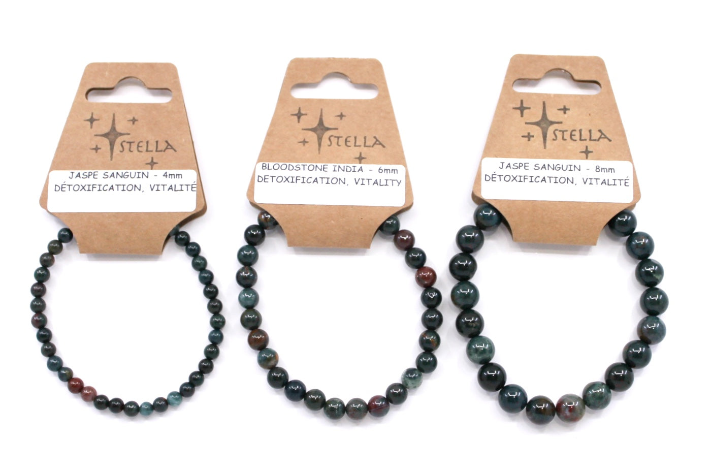 Jasper Bloodstone India - Stone Bracelets