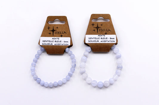 Agate Blue Lace - Stone Bracelets