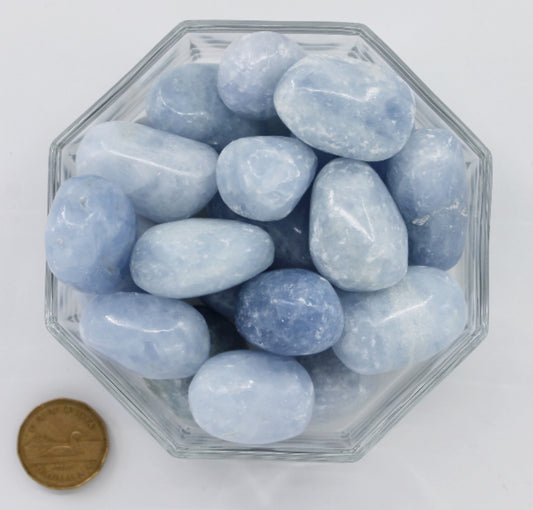 Calcite Blue Large - Tumbled