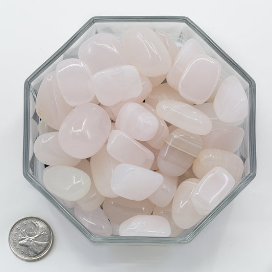 Calcite Pink Cubed Large - Tumbled