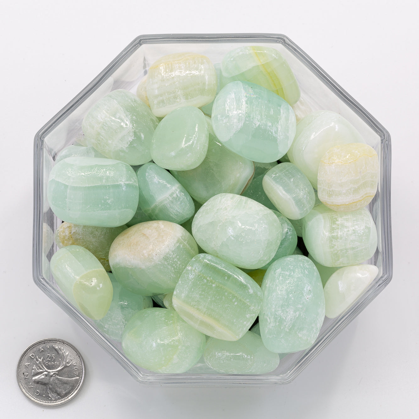 Calcite Pistachio Large - Tumbled