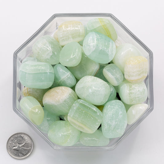 Calcite Pistachio Large - Tumbled