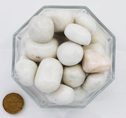 Calcite White Large - Tumbled