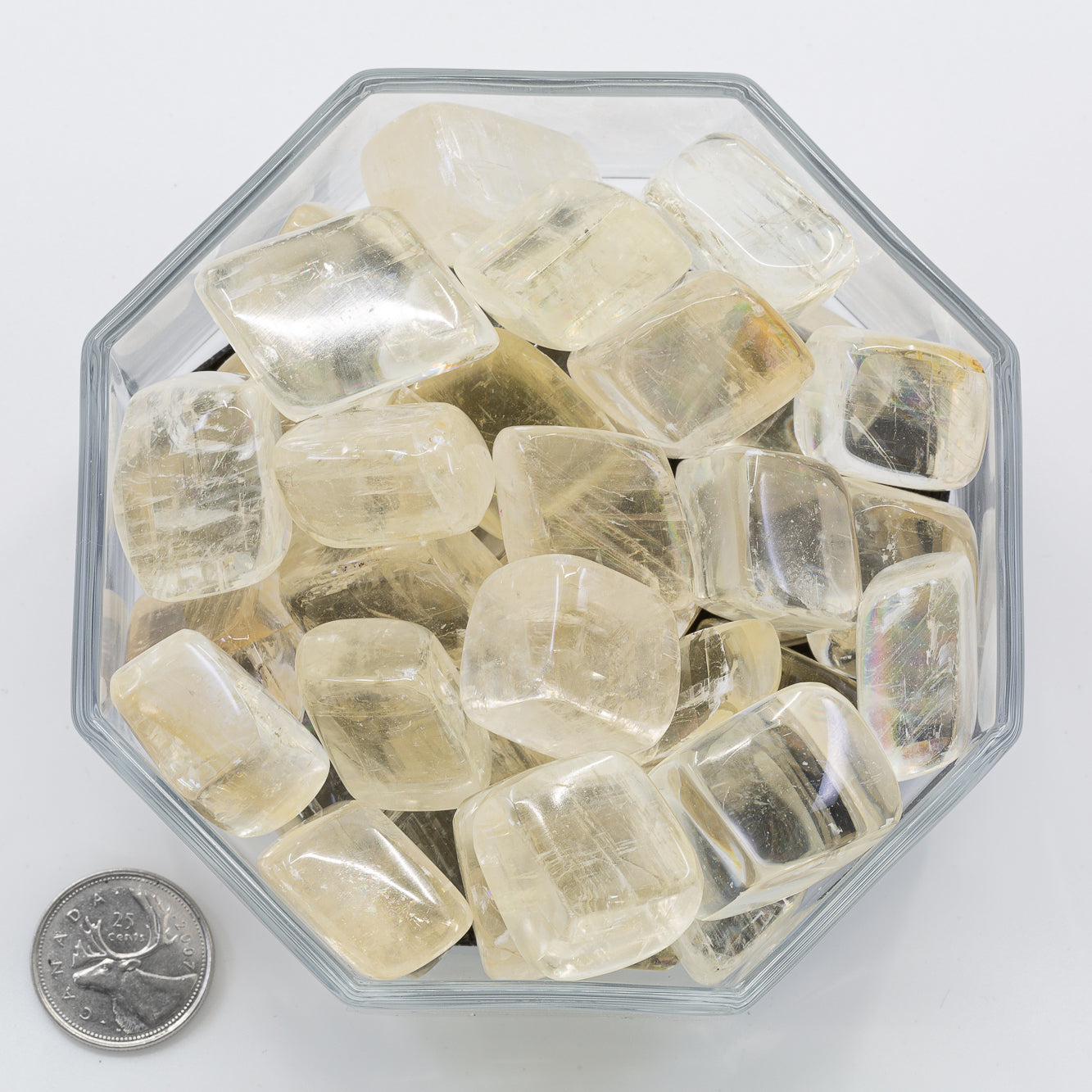 Calcite Yellow Large Extra Clear - Tumbled