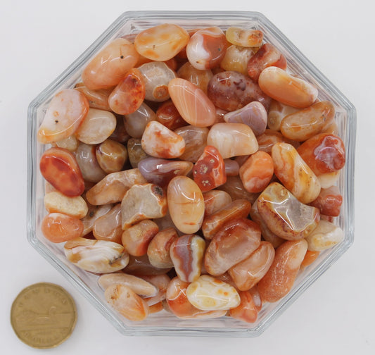 Carnelian Banded Small Extra - Tumbled
