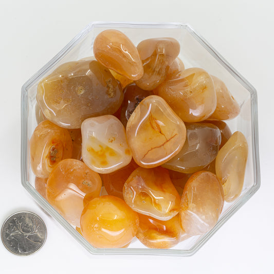 Carnelian Peach Jumbo - Tumbled