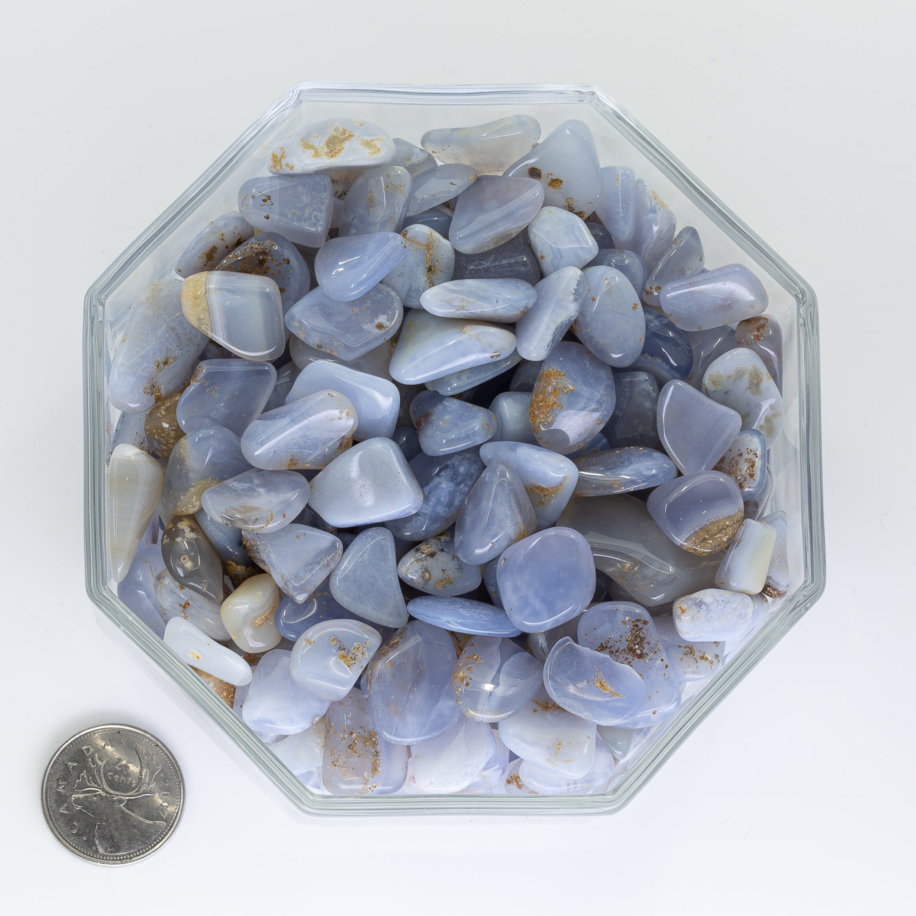 Chalcedony Blue Medium - Tumbled