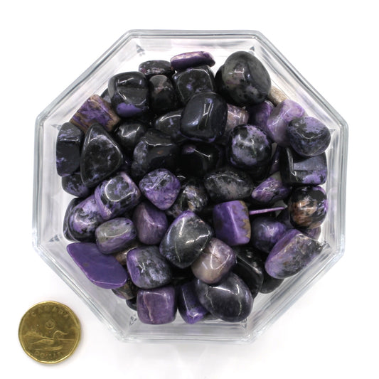 Charoite Cubed Extra - Tumbled