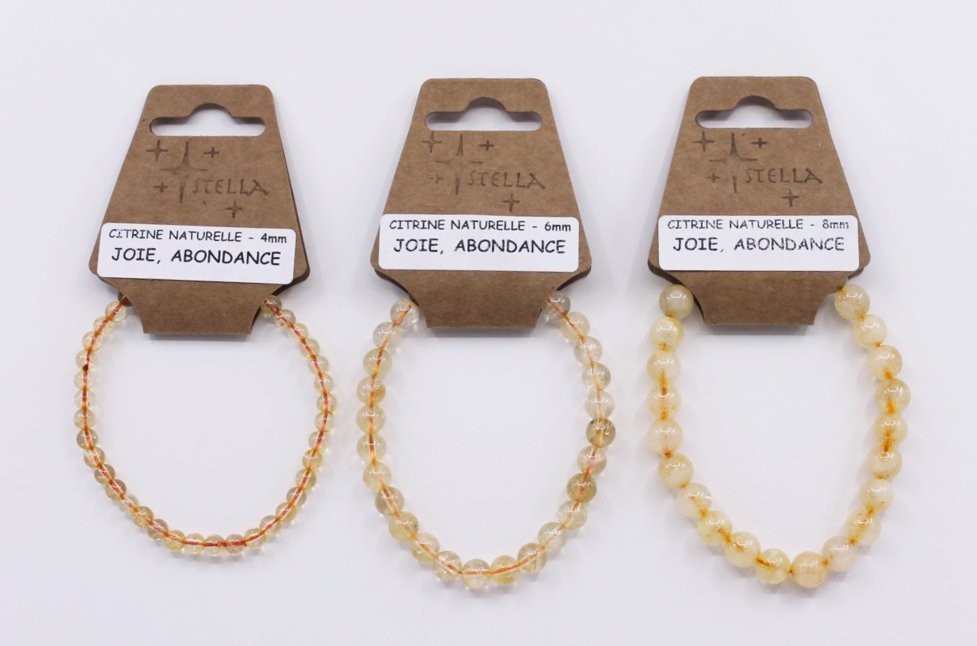 Citrine (Natural) - Stone Bracelets