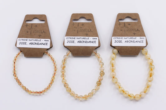 Citrine (Natural) - Stone Bracelets