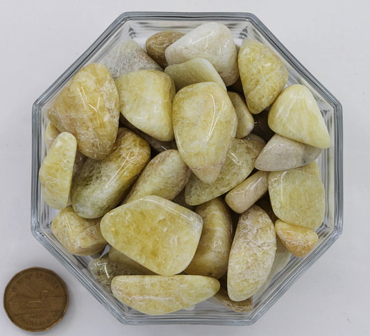 Danburite Yellow Gold Large - Tumbled