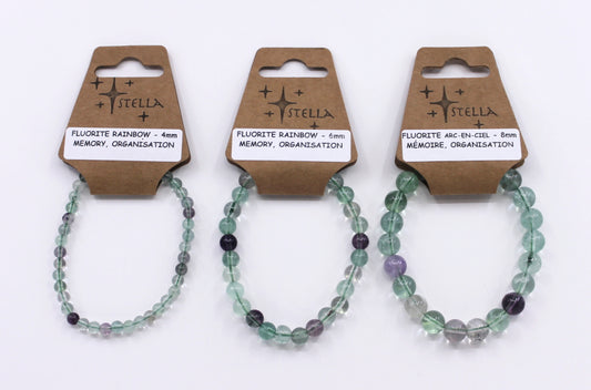 Fluorite Rainbow - Stone Bracelets
