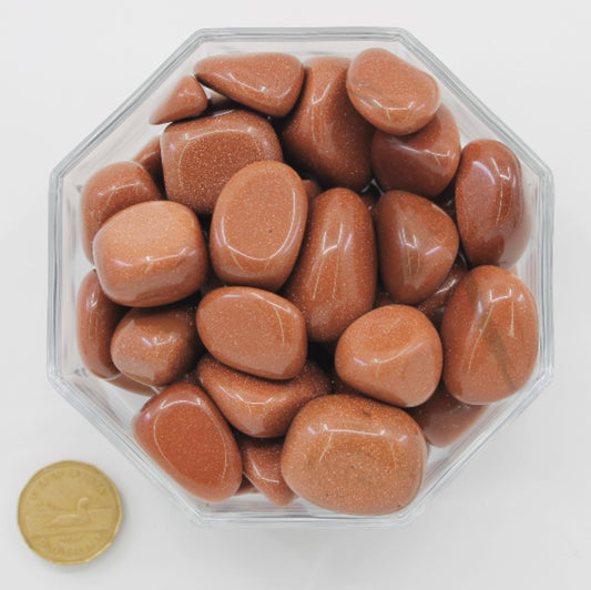 Goldstone Gold Large - Tumbled