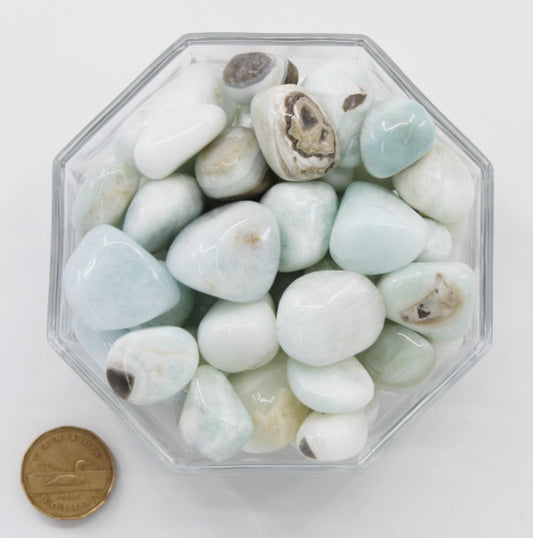 Hemimorpite - Tumbled