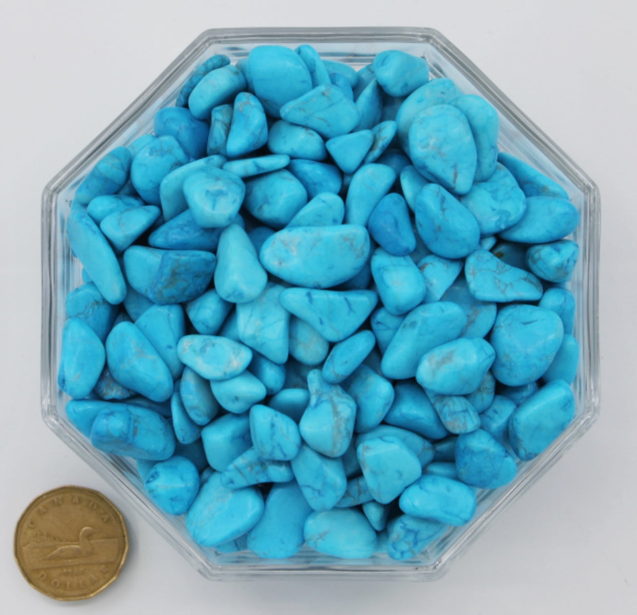 Howlite Blue Medium Dyed - Tumbled
