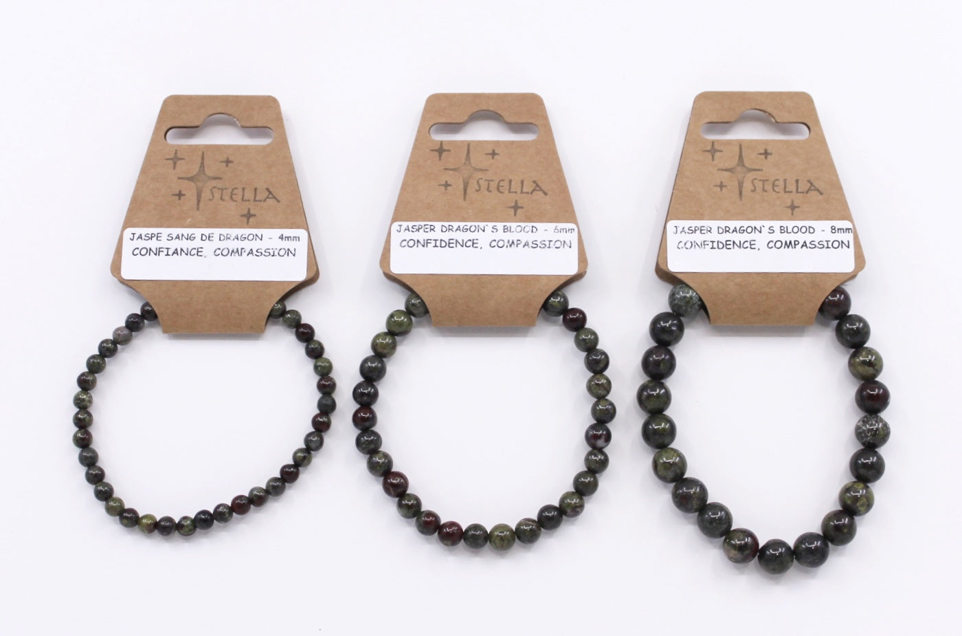 Jasper Dragon Blood - Stone Bracelets