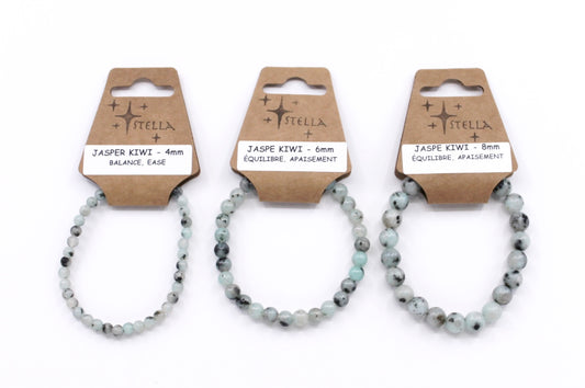 Jasper Kiwi - Stone Bracelets