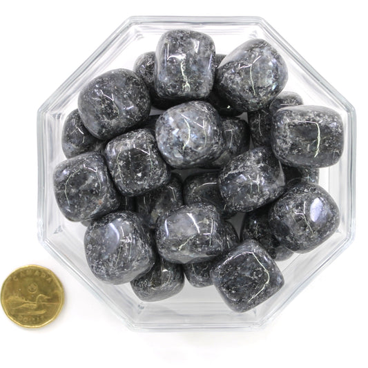 Larvakite Large Cubed  - Tumbled