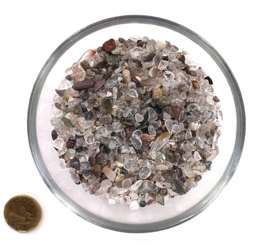 Quartz Lodolite 5-7mm - Chips