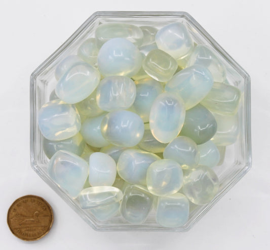Opalite Large Cubed - Tumbled