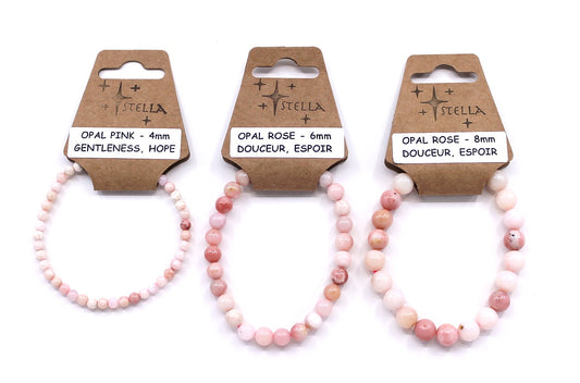 Opal Pink - Stone Bracelets