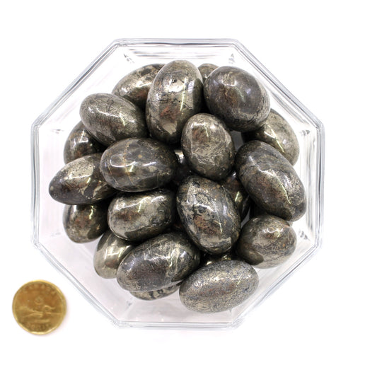 Pyrite Peru Rounded - Tumbled