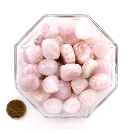 Quartz Rose Large Cubed - Tumbled