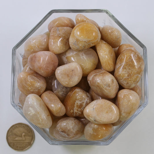 Quartz Apricot Large Rounded - Tumbled