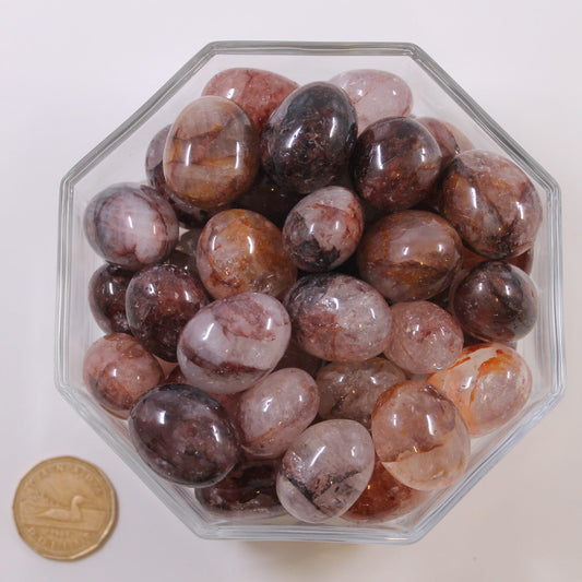 Quartz Fire Large Rounded - Tumbled