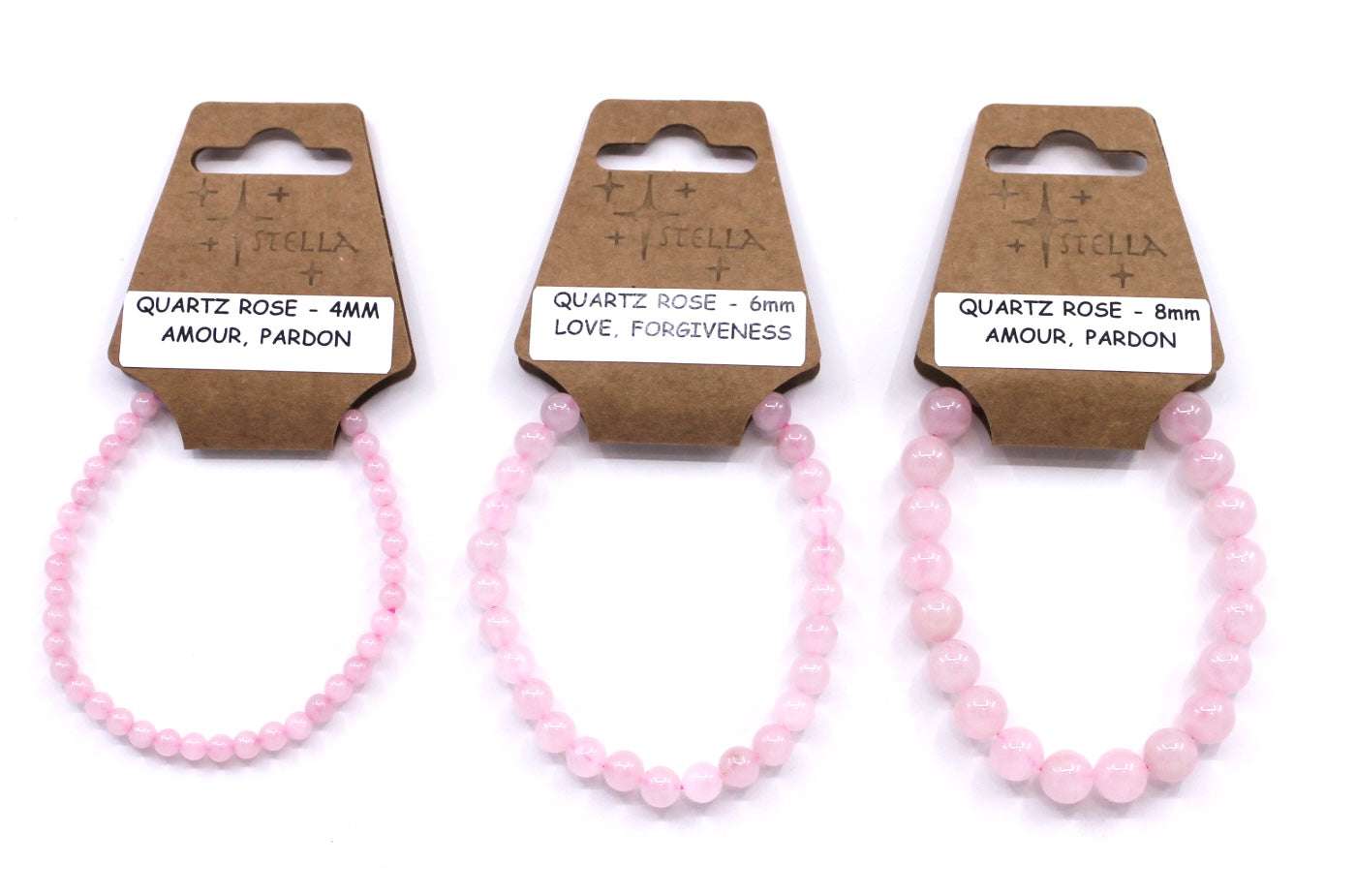 Quartz Rose - Stone Bracelets