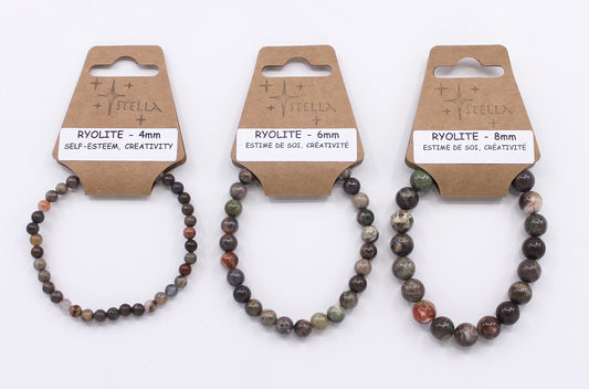 Rhyolite - Stone Bracelets