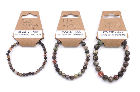 Rhyolite - Stone Bracelets