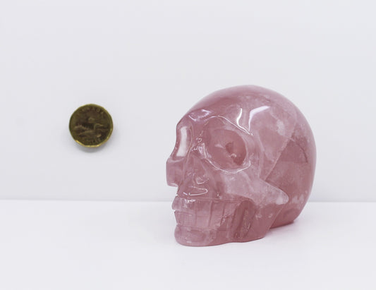Rose Quartz - Crystal Skull