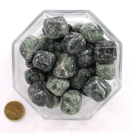 Seraphinite Large Extra - Tumbled