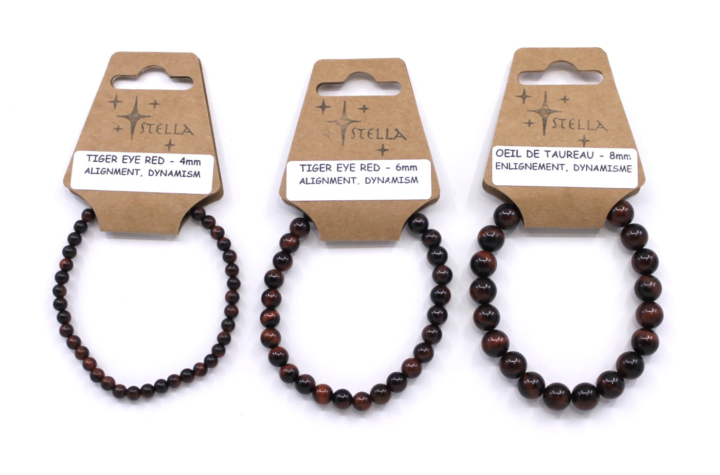 Tiger Eye Red - Stone Bracelets