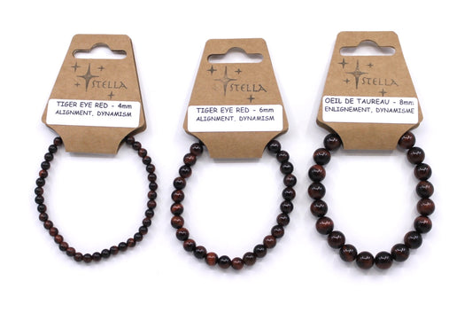 Tiger Eye Red - Stone Bracelets
