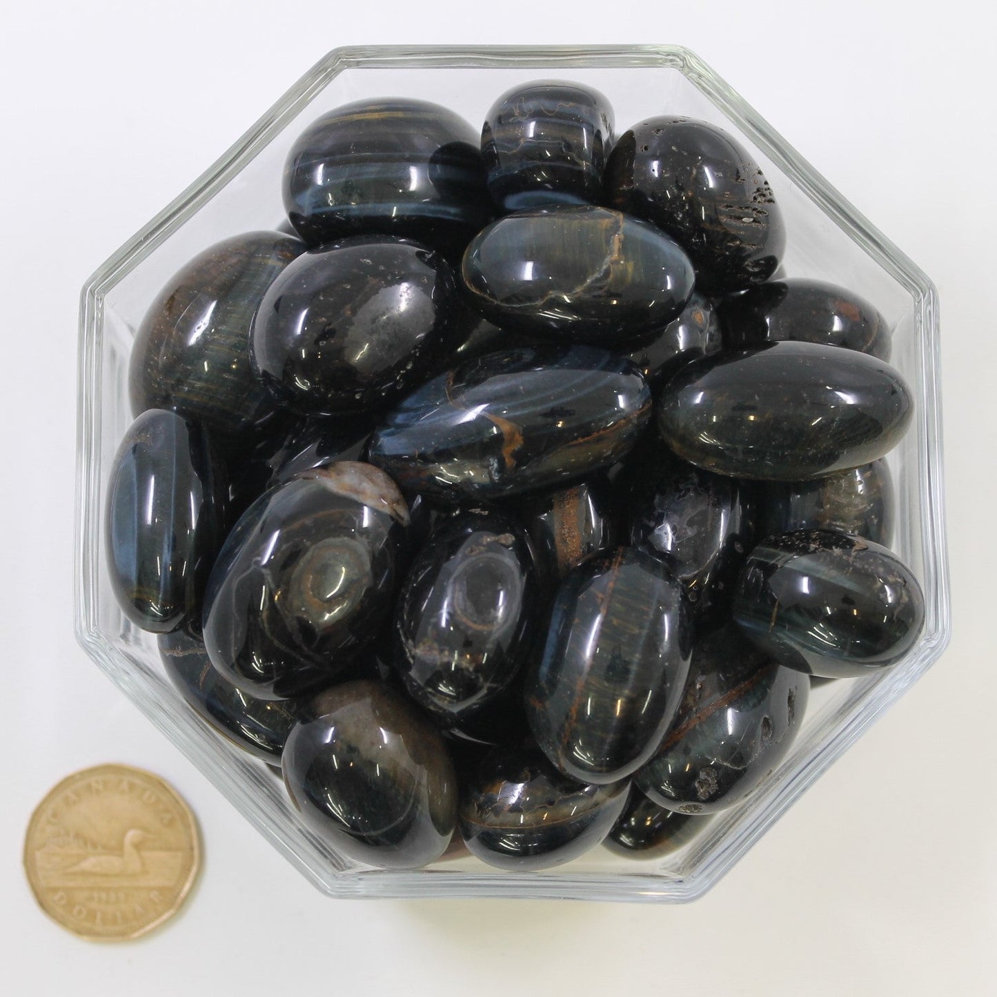 Tiger Eye Hawkeyed Large Extra - Tumbled