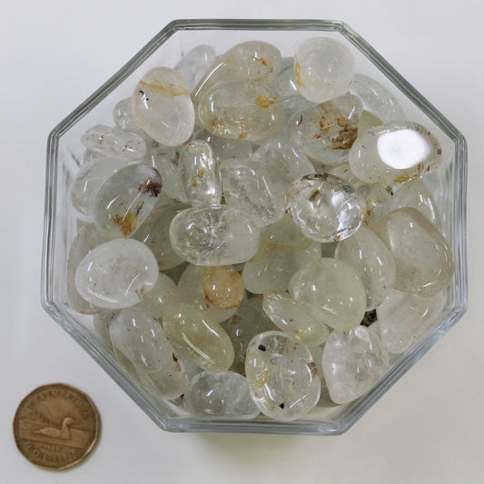 Topaz Silver Large - Tumbled
