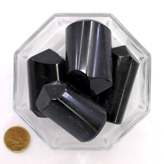 Tourmaline Black Jumbo - Tumbled