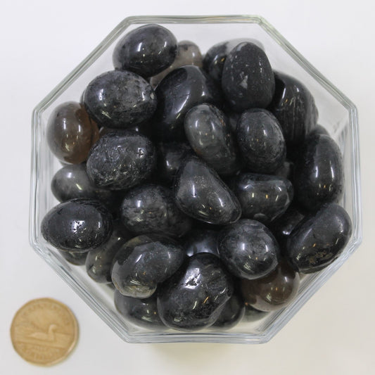 Quartz Tourmaline Large - Tumbled