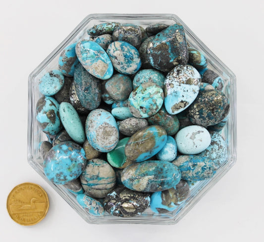 Turquoise Iran Large - Tumbled