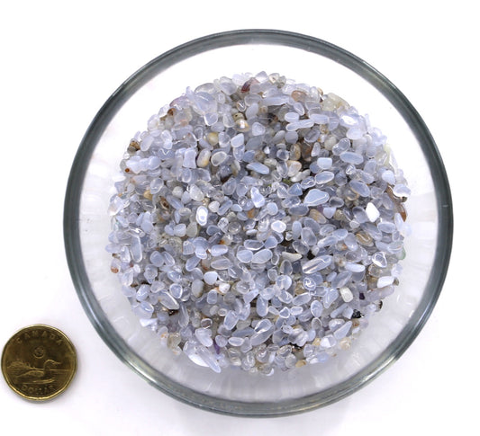 Chalcedony Blue 5-7mm - Chips