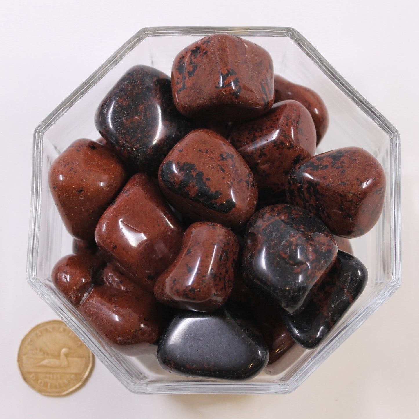 Obsidian Mahogany Cubed Jumbo - Tumbled